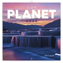Lemeznaptár REALSYSTEM 300x300mm Our planet 2026.