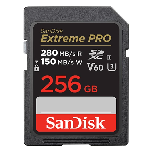 Memóriakártya SANDISK Extreme Pro U3 V30 256GB