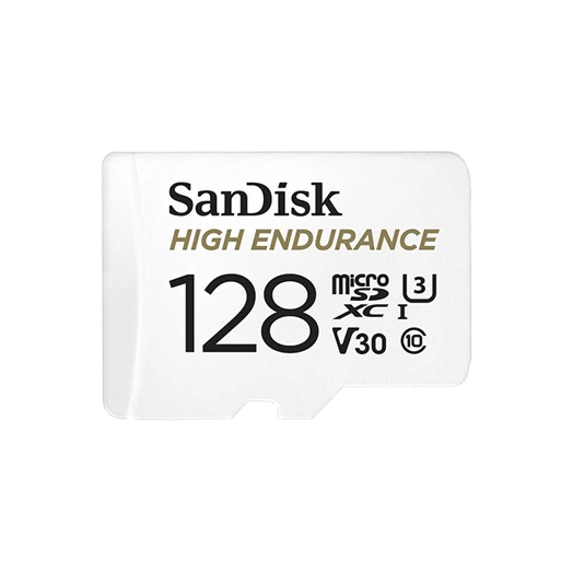 Memóriakártya SANDISK microSDXC High Endurance U3 V30 128 GB