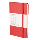 Notesz sima MOLESKINE QP012R "P" keményfedeles piros