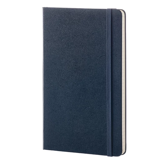 Notesz vonalas MOLESKINE QP060B20 "L" keményfedeles zafírkék