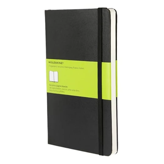 Notesz sima MOLESKINE QP062 "L" keményfedeles fekete