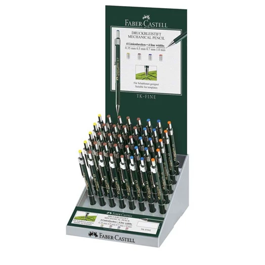 Nyomósirón FABER-CASTELL TK-Fine 40-es display