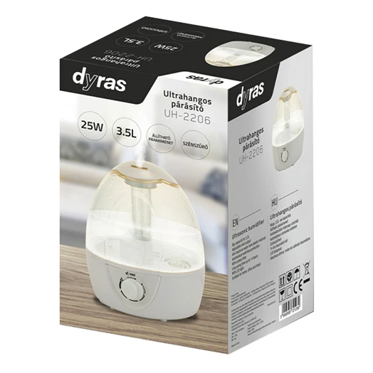 Párásító DYRAS UH-2206 ultrahangos fehér