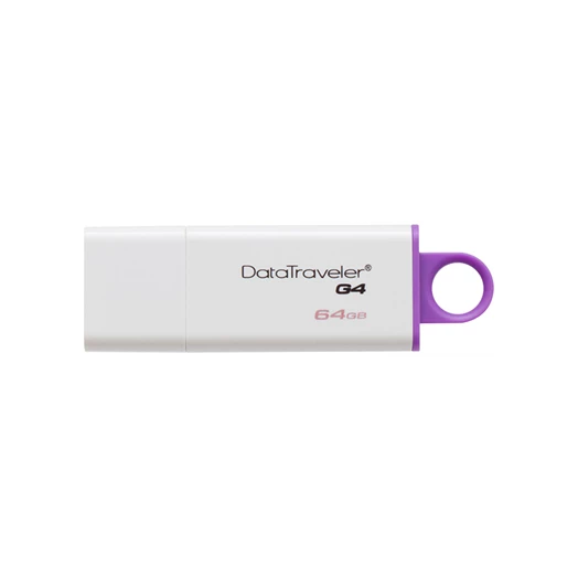 Pendrive KINGSTON DataTraveler G4 USB 3.0 64GB fehér-lila