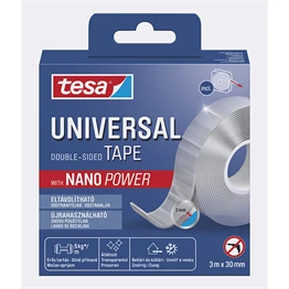 Ragasztószalag kétoldalas TESA 55810 30 mm x 3 m Nano Power