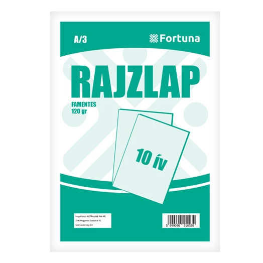 Rajzlap famentes FORTUNA A/3 120 g 10 íves