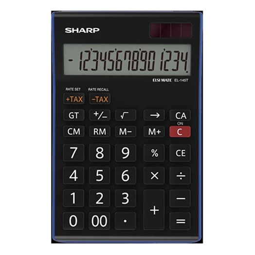 Számológép asztali SHARP EL-145TBL 14 digit