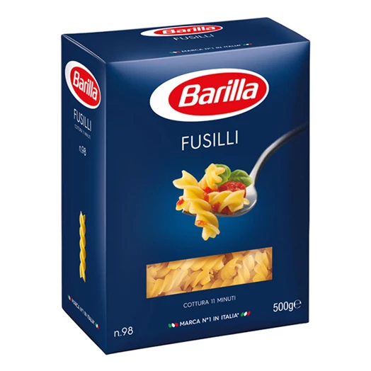 Száraztészta BARILLA fusilli N98. 500g