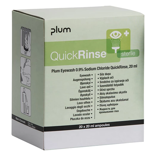 Szemkimosó ampulla PLUM QuickRinse utántöltő 5 db/doboz