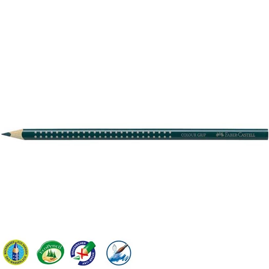 Színes ceruza FABER-CASTELL Grip 2001 háromszögletű erős zöld