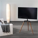 TV tartó állvány HAMA 81-165 cm 32"-65" diófa lábbal