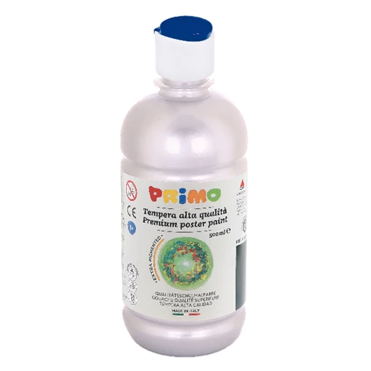 Tempera PRIMO 500 ml ezüst