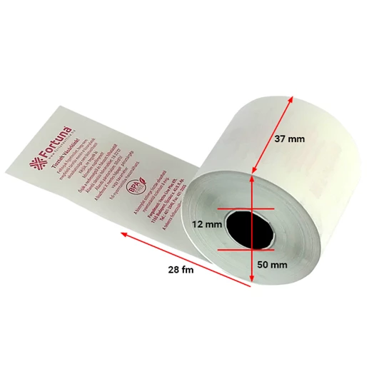 Thermo tekercs FORTUNA 37x50mm/12 28 fm BPA mentes