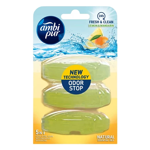 Toalett illatosító utántöltő AMBI PUR 3x55 ml lemon&mandarin