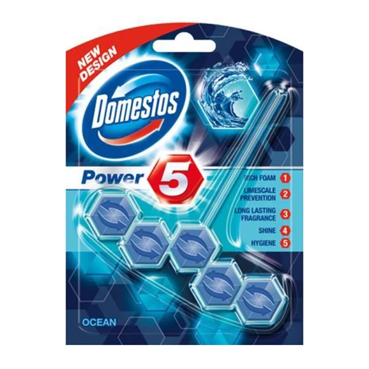 Toalett öblítő DOMESTOS Power5 Ocean 55 g