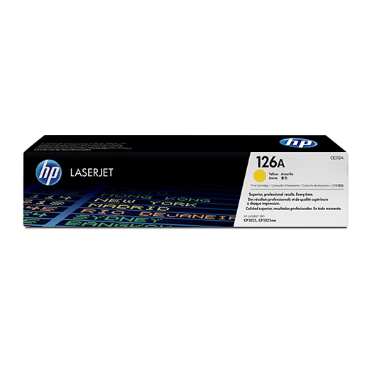 Toner HP 126AY (CE312A) sárga 1K