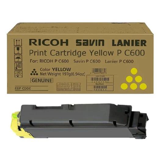 Toner RICOH PC600 sárga