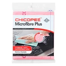 Törlőkendő mikroszálas CHICOPEE Mircofibre Plus mosható 34 x 40 cm piros 5 darabos