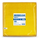 Törlőkendő mikroszálas BONUS microCLEAN HoReCa HACCP 40x40 cm sárga 10 darabos