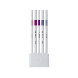 Tűfilc UNI EMOTT 5 darabos 0,4mm (babarózsaszín, pink, mályva, lila, tengeri köd)