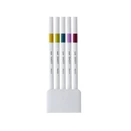 Tűfilc UNI EMOTT 5 darabos 0,4mm (szalmasárga, almazöld, kékeszöld, írisz lila, vörösbor)