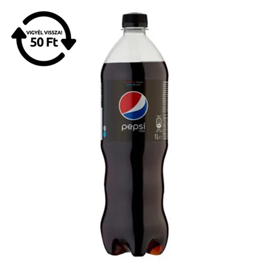 Üdítőital szénsavas PEPSI Black 1L DRS