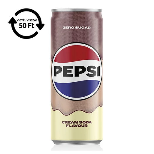Üdítőital szénsavas PEPSI Treats Cream soda 0,24L DRS