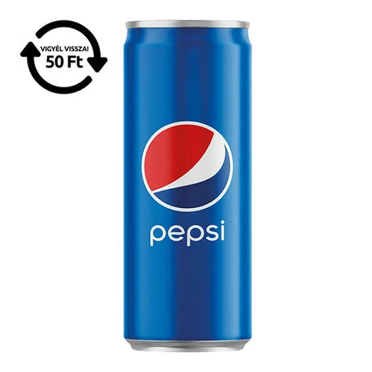 Üdítőital szénsavas PEPSI dobozos 0,33L DRS