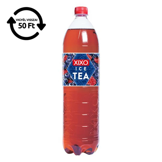 Üdítőital szénsavmentes XIXO Ice tea málna áfonya 1,5L DRS