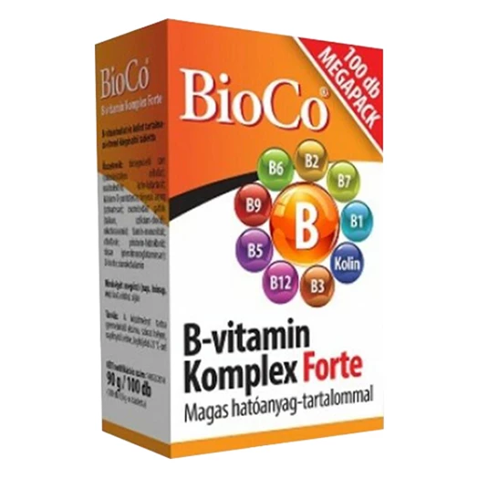 Vitamin BIOCO B-vitamin Komplex Forte 100 darab