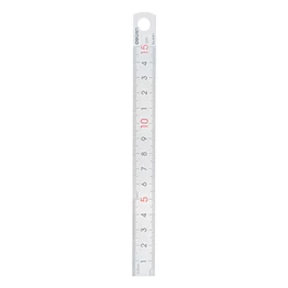 Vonalzó DELI fém 15 cm