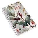 Zsebnaptár REALSYSTEM SP3 spirál mini 78x128mm heti fehér lapos tropical 2026.