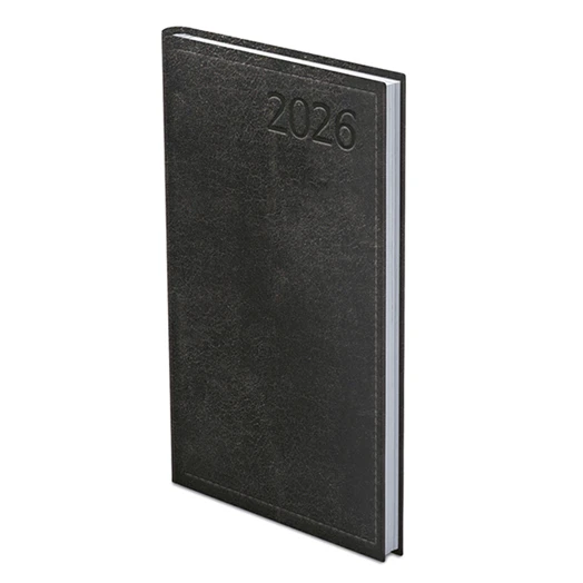Zsebnaptár TOPTIMER Traditional T035 álló fehér lapos fekete 2026.